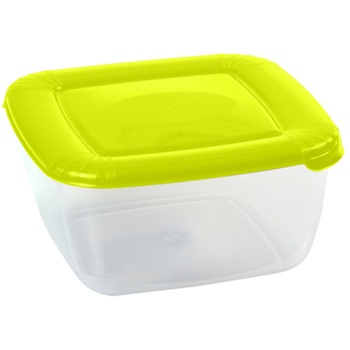 Recipient pentru alimente plastic cu capac, Domotti, 0, 95l Recipient pentru alimente plastic cu capac, Domotti, 0, 95l