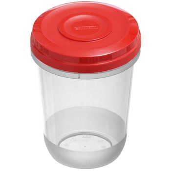 Container pentru alimente, Ambition, rosu Smart, 1l Container pentru alimente, Ambition, rosu Smart, 1l