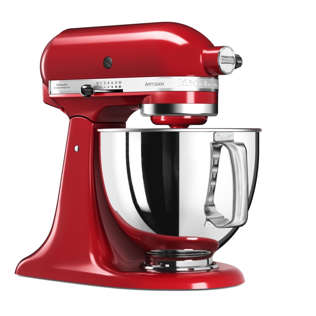 wire Ideal Ernest Shackleton Mixer cu bol 4.8L, Artisan, Model 125, Empire Red - KitchenAid - eMAG.ro