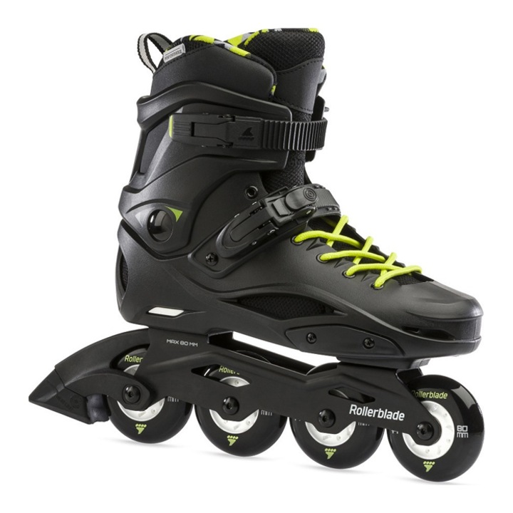 Role Rollerblade RB Cruiser 2021 Inline, Barbati, Negru, 44.5