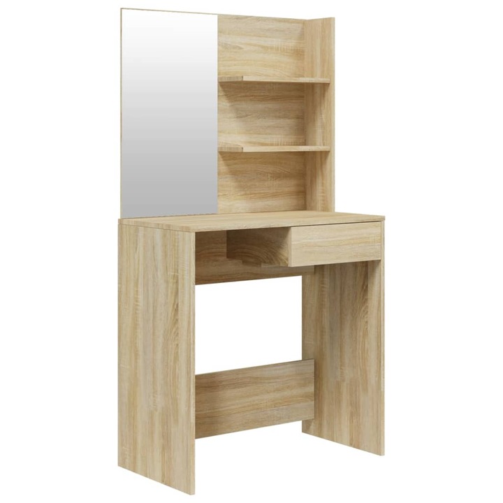 Тоалетка vidaXL, С огледало, MDF 74,5 x 40 x 141 см