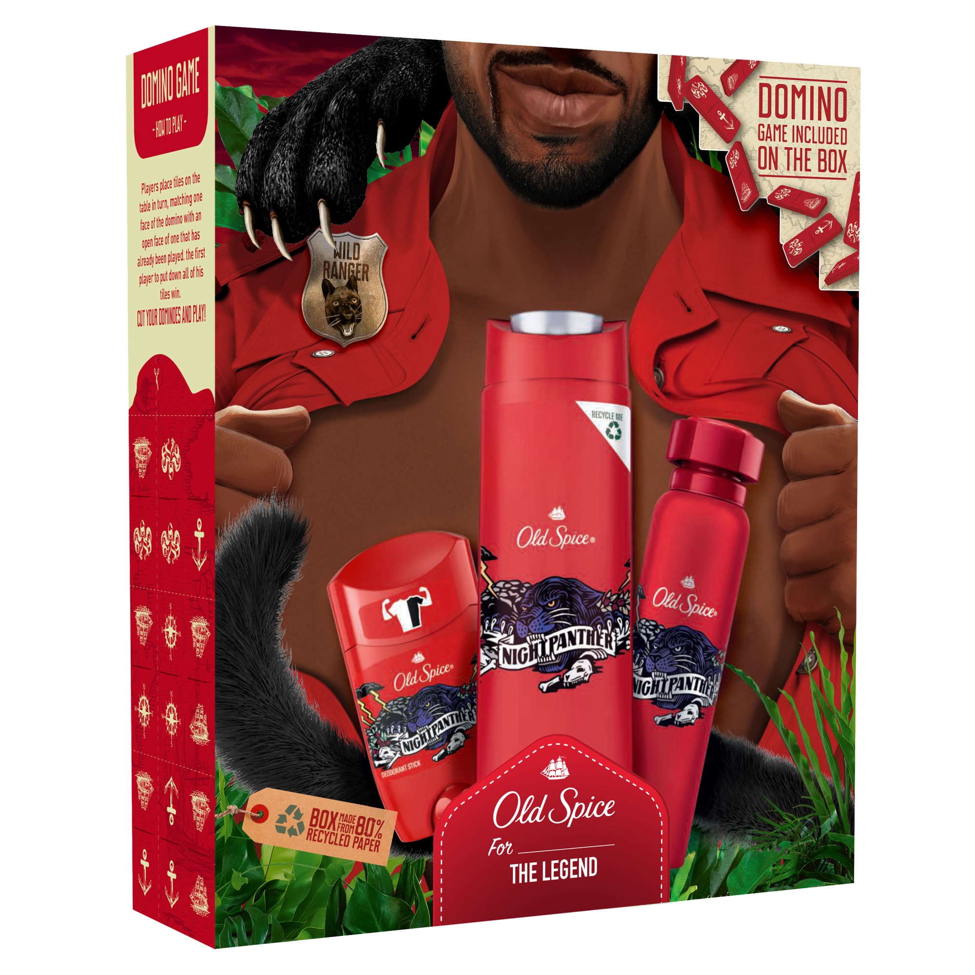 Set Cadou Old Spice Wild Explorer: Deodorant solid Night Panther, 50 ml ...