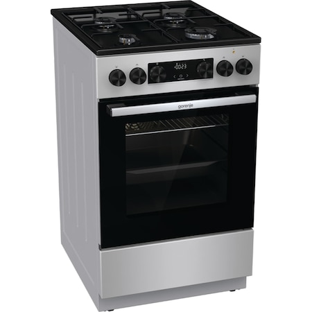 Aragaz GORENJE GK5C60SJ, 4 arzatoare, Gaz, Electric, L 50 cm, Gri