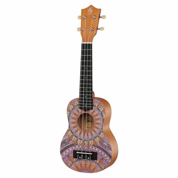 Ukulele Soprano Harley Benton World cu Design " Purple Forest " eMAG.ro