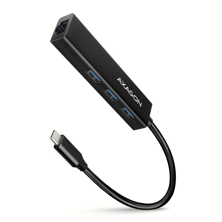 Хъб USB AXAGON HMC-GL3A 2in1, USB-C кабел