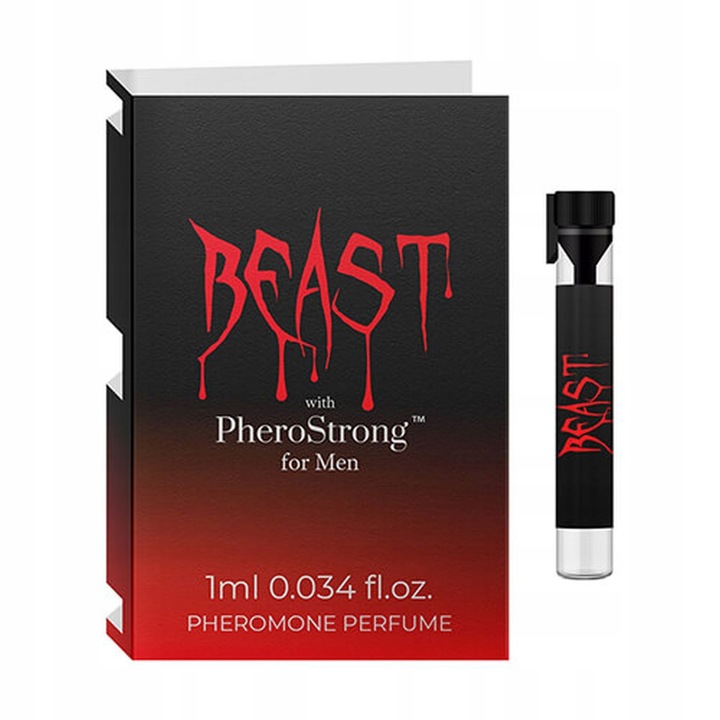 Feromonos parfüm PheroStrong, Beast, Férfiaknak, 1 ml