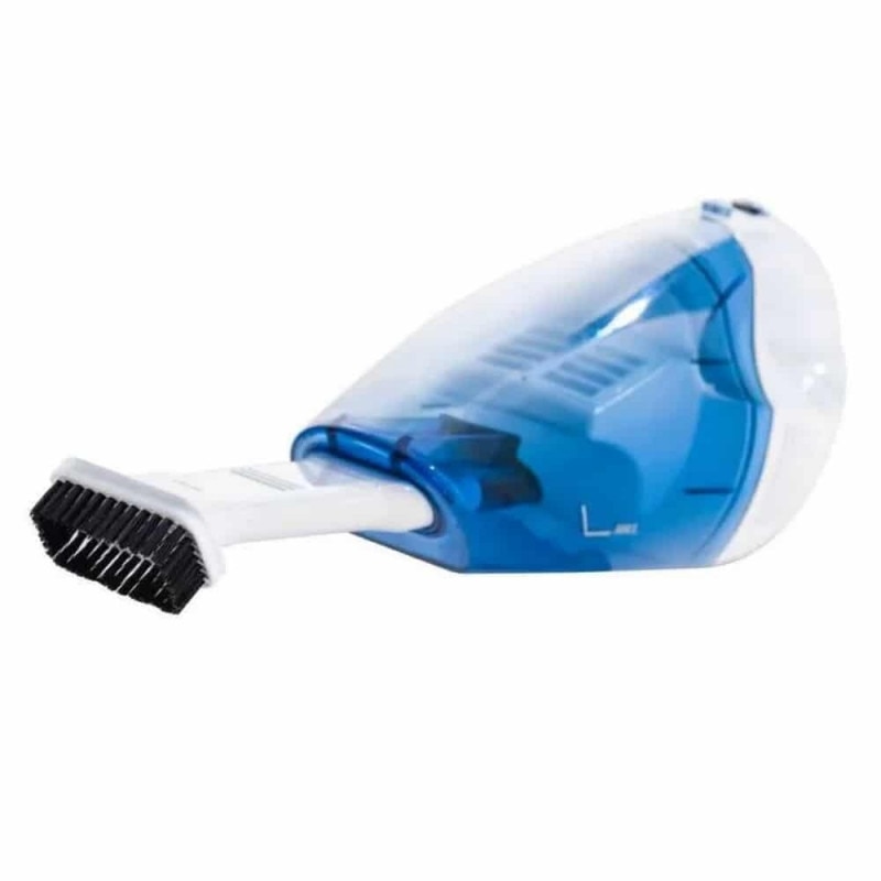 Aspirator fara fir pentru uscat si umed Techwood TAS-49, 4.8V, 500 ml, Accesorii, Albastru/alb