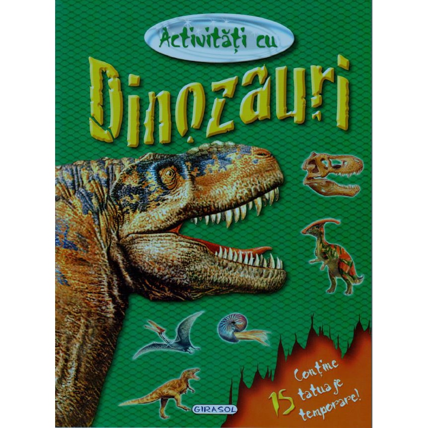 Activitati cu dinozauri. Tatuaje
