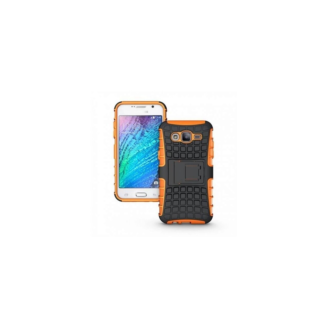 Husa Forcell Hybrid Panzer Portocalie Pentru Samsung Galaxy J1 J120 (2016)
