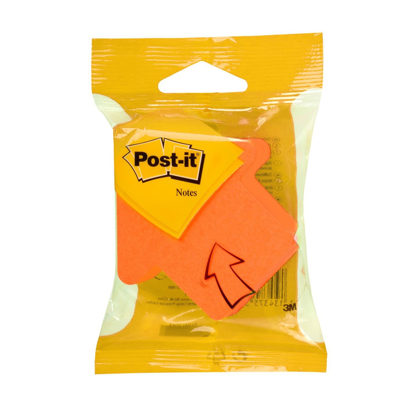 Post-it 3m portocaliu pretaiat 2007A