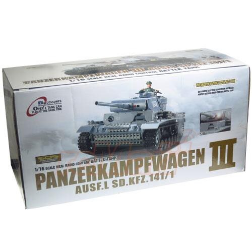 Tanc cu telecomanda si fum Panzer III - eMAG.ro