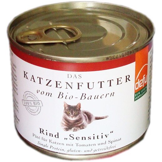 Hrana pentru pisici, DEFU BIO, Pate cu Vita, 200 g