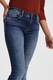 Only, Blugi skinny cu aspect decolorat, Albastru inchis