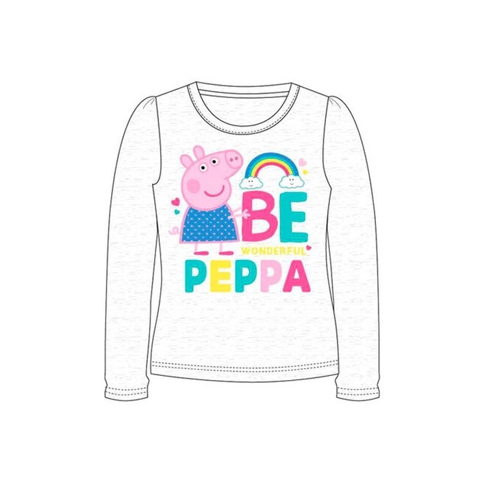 Peppa Pig Be Wonderful blúz, kék, Szürke
