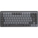 Tastatura Wireless Logitech MX Mechanical Perfomance Mini for Mac, Iluminata, Silentioasa, USB, BT, US INT, Space Grey