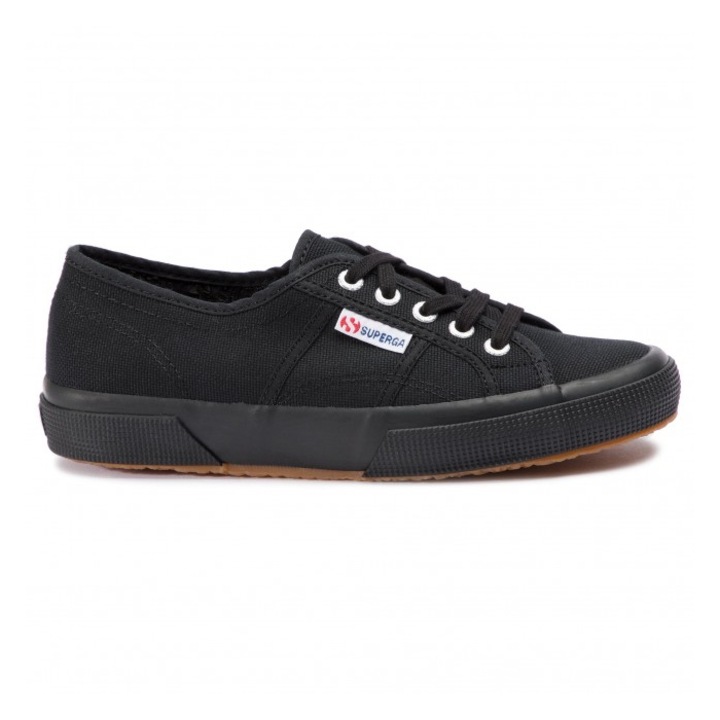 Tenisi dama Cotu Classic, Superga, Material textil, Negru, 35 EU