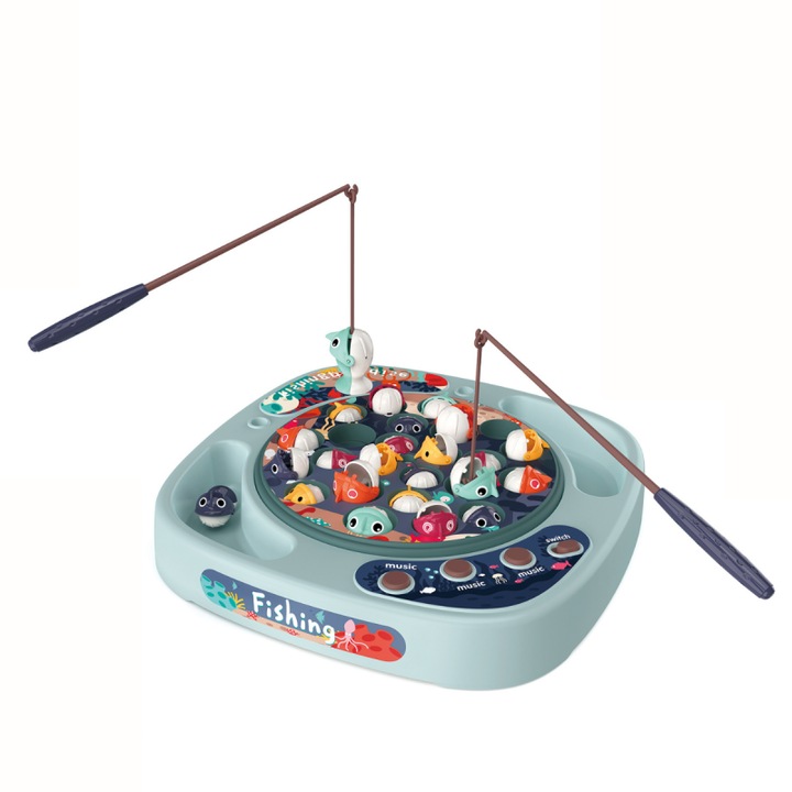 Set de pescuit Buba Pescuit 889-215, 24 pesti, gri