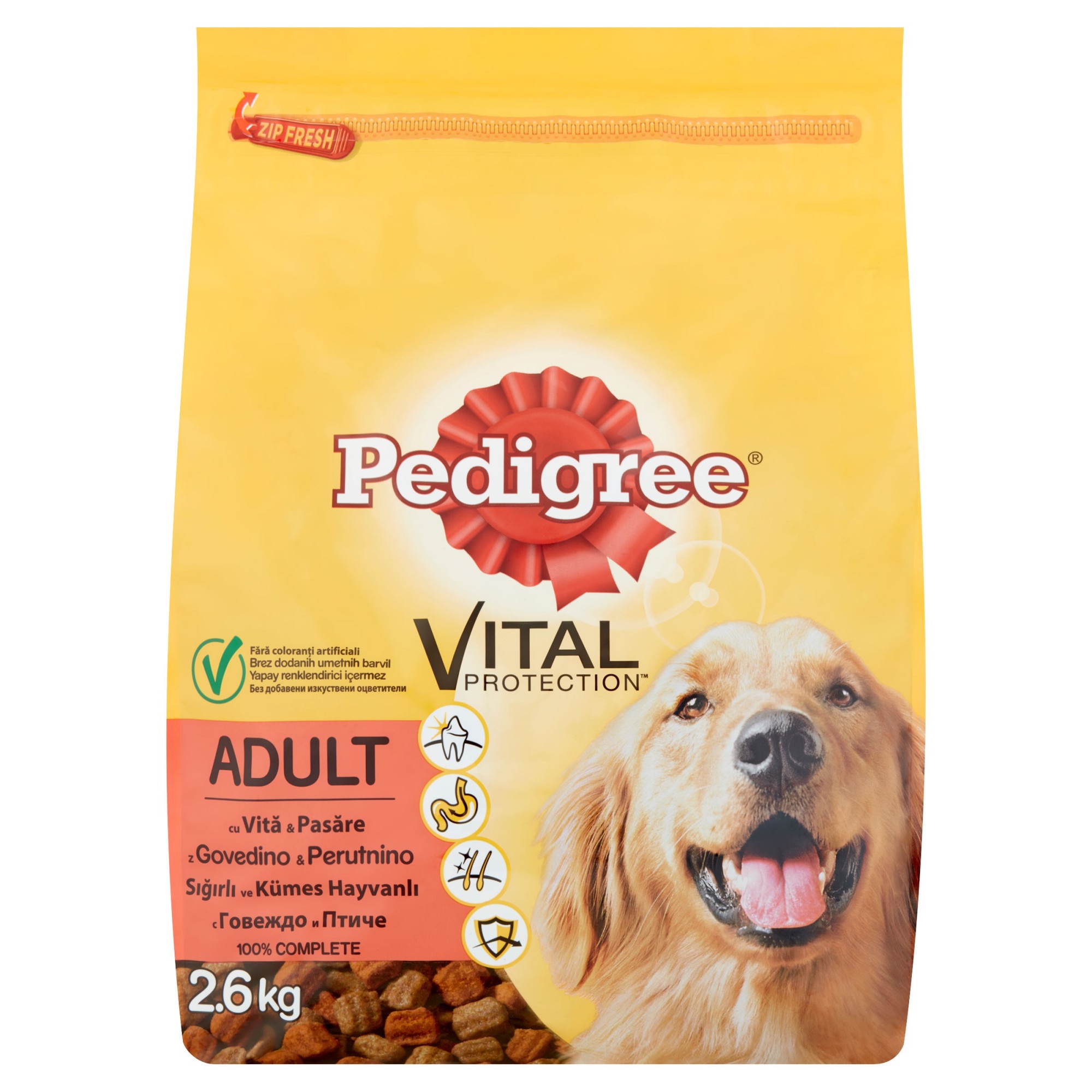 Hrana Uscata Pentru Caini, Pedigree Vital Protection, Adult, Carne De ...