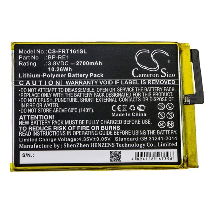 Cameron sino li-polymer akku (3,8v / 2700 mah, freetel bp-re1 kompatibilis), CS-FRT161SL, gyártói csomagolás