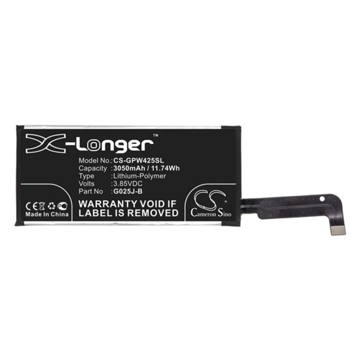 Google Pixel 4a Cameron sino li-polymer akku (3,85v / 3050 mah, google g025j-b kompatibilis), CS-GPW425SL, gyártói csomagolás