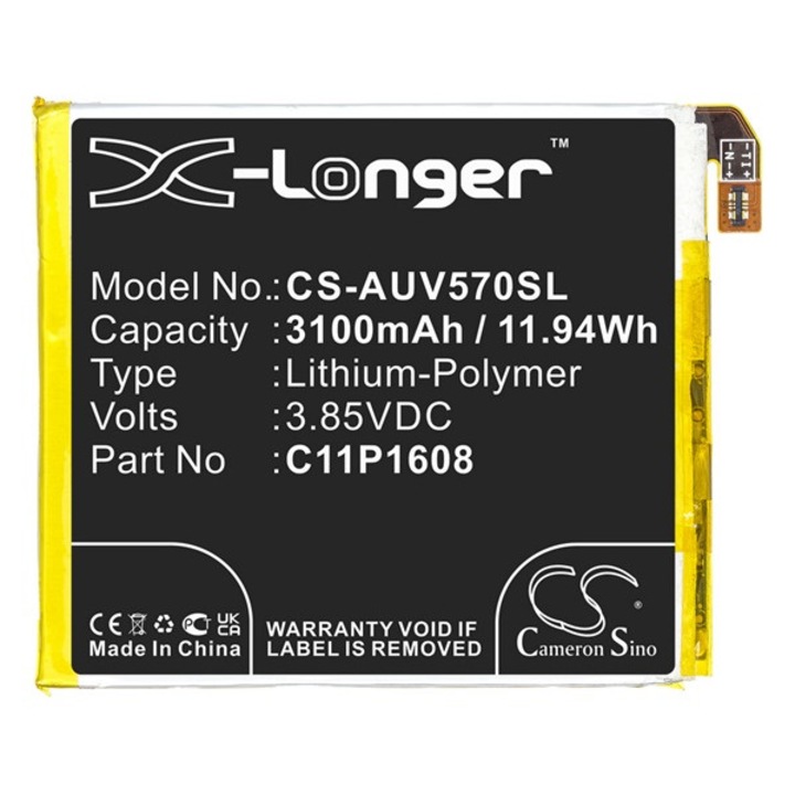 Cameron sino li-polymer akku (3,85v / 3100 mah, asus c11p1608 kompatibilis), CS-AUV570SL, gyártói csomagolás