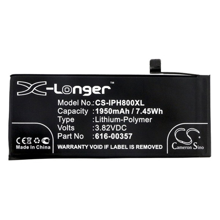Cameron sino li-polymer akku (3,82v / 1950 mah, apple 616-00357 kompatibilis), CS-IPH800XL, gyártói csomagolás