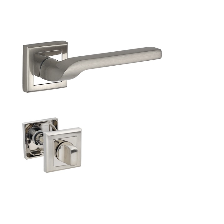 Kilincs Bussare CLASSIC ESTA A-76-30 matt króm WC-fordítós zárral