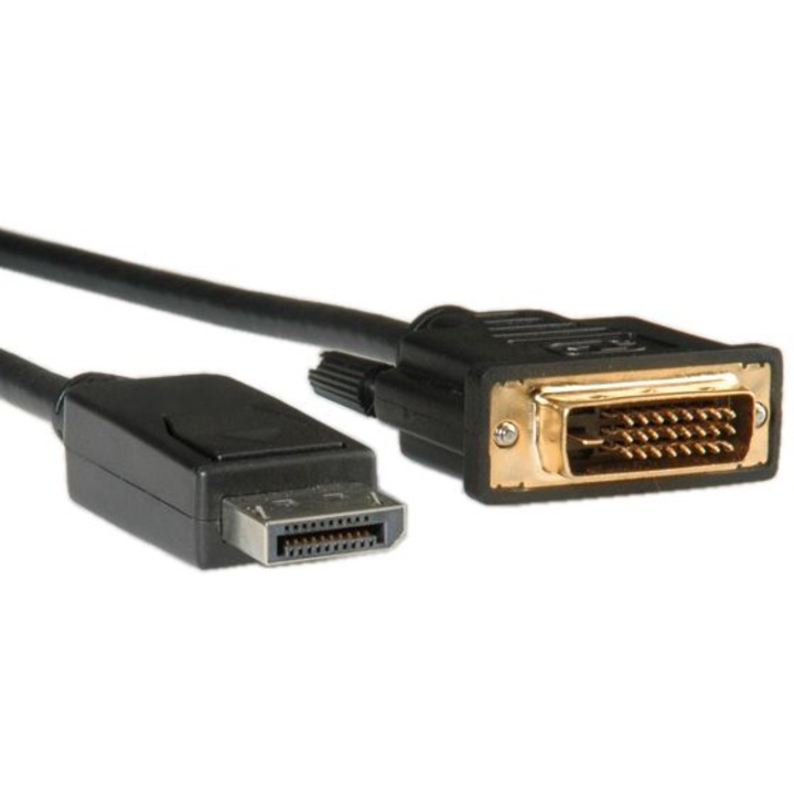 ROLINE kábel, DisplayPort Male - DVI (24+1) Male, 1 m