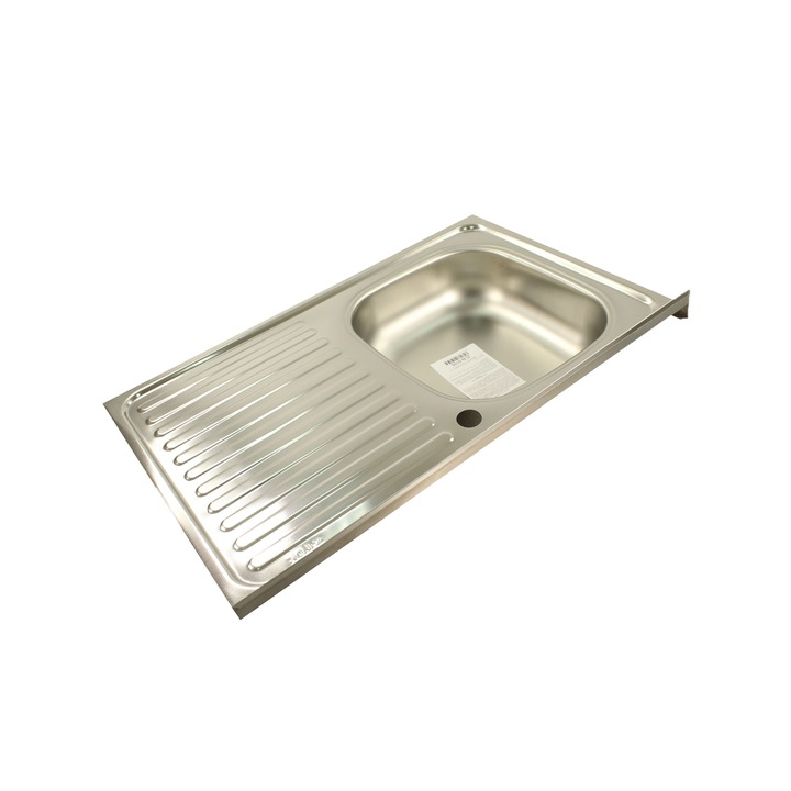 Vízkőmentes rozsdamentes acél mosogató 0,6 mm, 50x80 cm / ZLN 0193