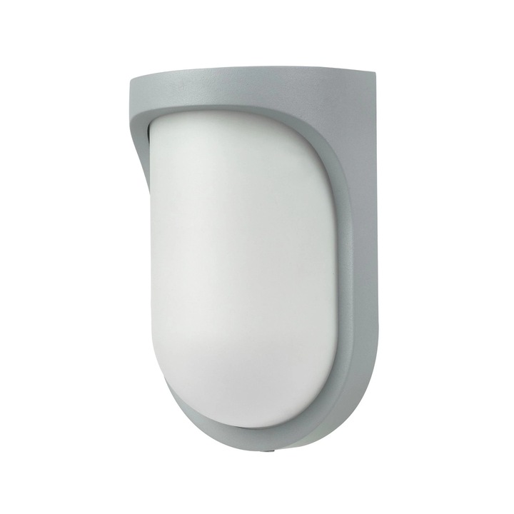 Аплик Kaju, 1 x E27, 25W, IP44, сив