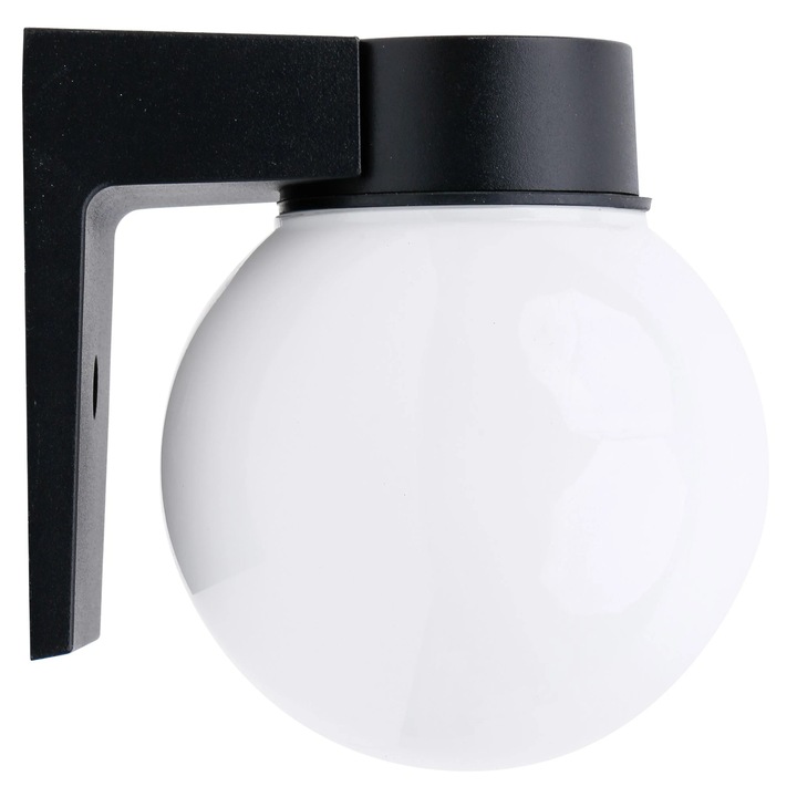 Aplica exterior Sologne, 1 x E27, 60 W, IP 44, negru