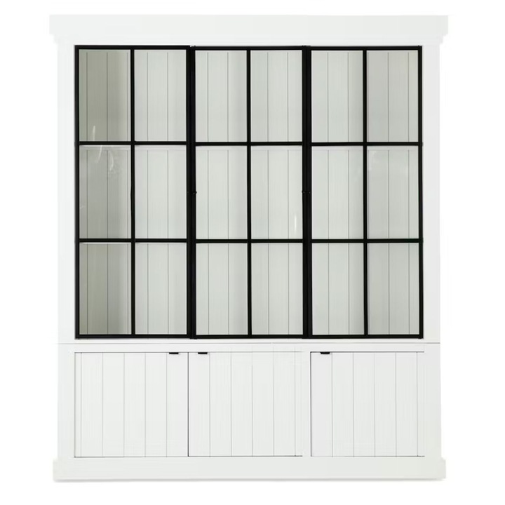 Vitrina usi metal cod MC 18 W cu dimensiunea 192 x 44 x 222