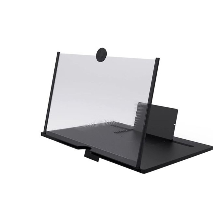 Képernyő a 3D nagyításhoz, kompatibilis akár 7", 22 x 17 cm-es képátlójú eszközökkel, fekete