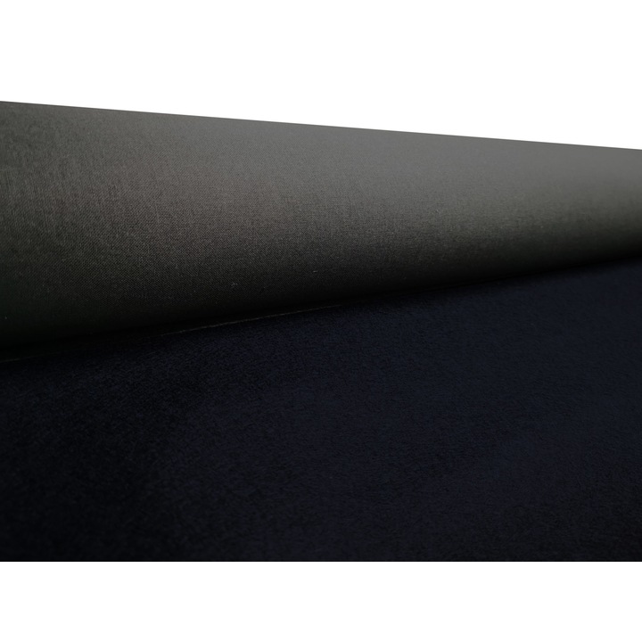 Pasla din lana tare, fetru panzat la metru h140, 1mm, bleumarin 2ACH