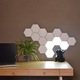Lampa modulara de perete tip LED, comutare prin atingere (touch ), in forma hexagonala, lumina alba, set 6 hexagoane 2W + alimentator
