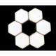 Lampa modulara de perete tip LED, comutare prin atingere (touch ), in forma hexagonala, lumina alba, set 6 hexagoane 2W + alimentator