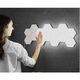 Lampa modulara de perete tip LED, comutare prin atingere (touch ), in forma hexagonala, lumina alba, set 6 hexagoane 2W + alimentator