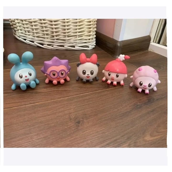 Set 5 Figurine Baby Ricky, multicolor, 7 cm - eMAG.ro