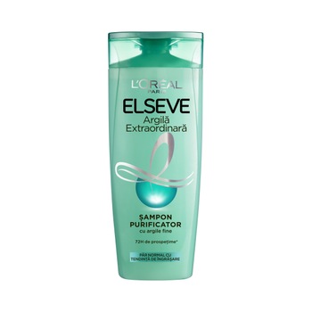 Sampon L'Oreal Paris Elseve Argila Extraordinara pentru par normal spre gras, 400 ml Sampon L'Oreal Paris Elseve Argila Extraordinara pentru par normal spre gras, 400 ml