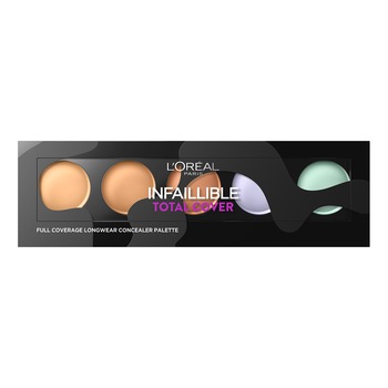 Paleta corectoare L'Oreal Paris Infaillible Total Cover, 10 g Paleta corectoare L'Oreal Paris Infaillible Total Cover, 10 g