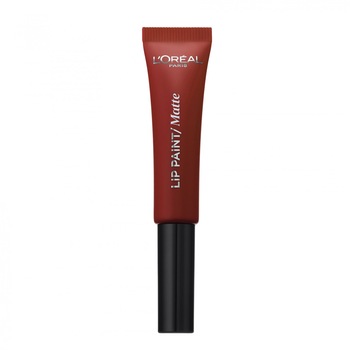 Ruj lichid L'Oreal Paris Infaillible Lip Paint 205 Apocalypse Red, 8 ml Ruj lichid L'Oreal Paris Infaillible Lip Paint 205 Apocalypse Red, 8 ml