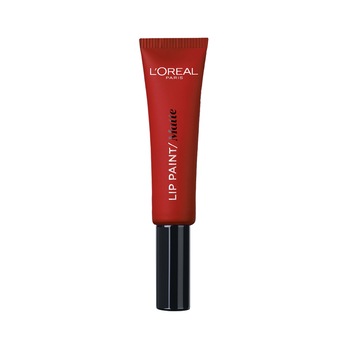 Ruj lichid L'Oreal Paris Infaillible Lip Paint 204 Red Actually, 8 ml Ruj lichid L'Oreal Paris Infaillible Lip Paint 204 Red Actually, 8 ml