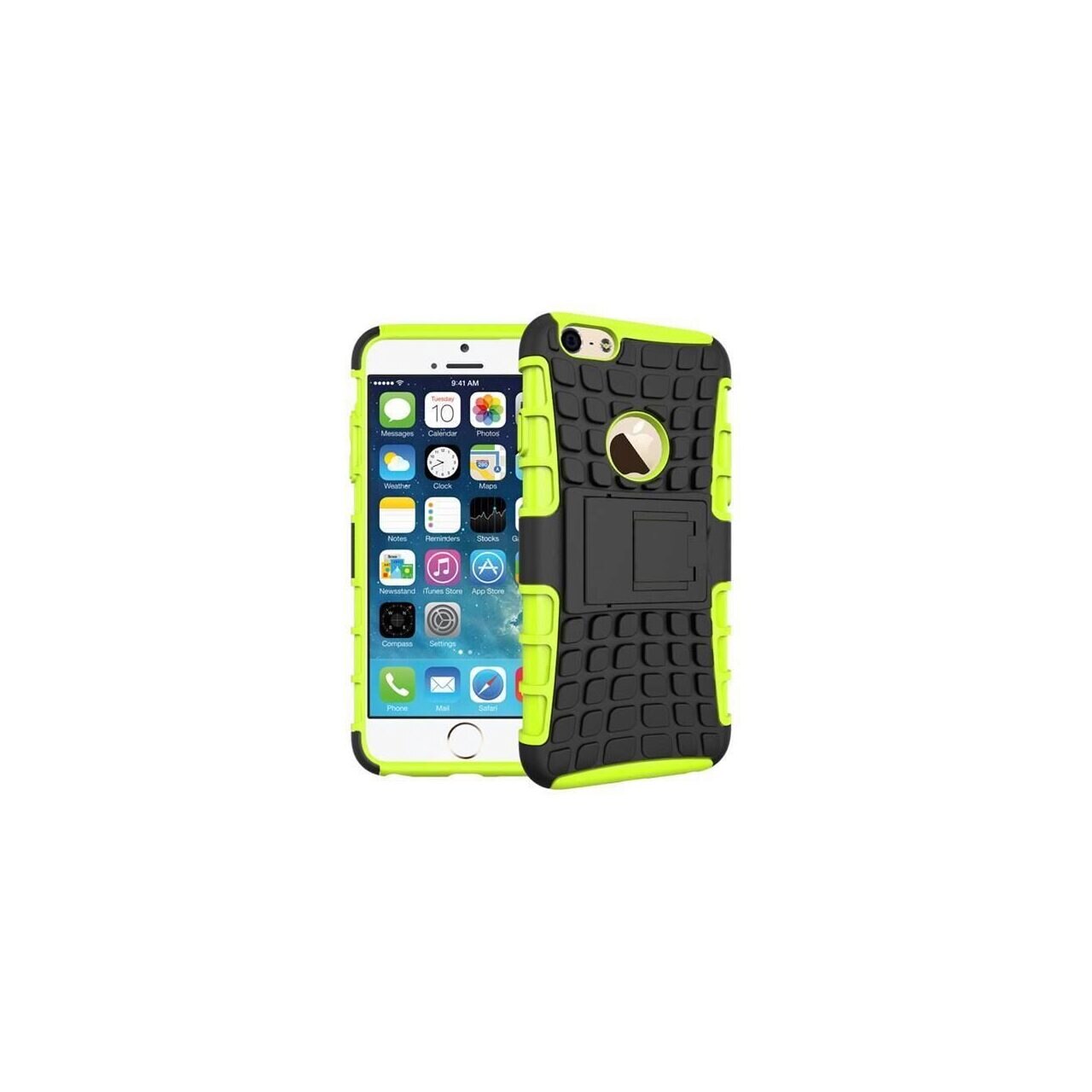 Husa Apple iPhone 7, iPhone 8, iPhone SE (2020) - Forcell Hybrid Panzer Verde