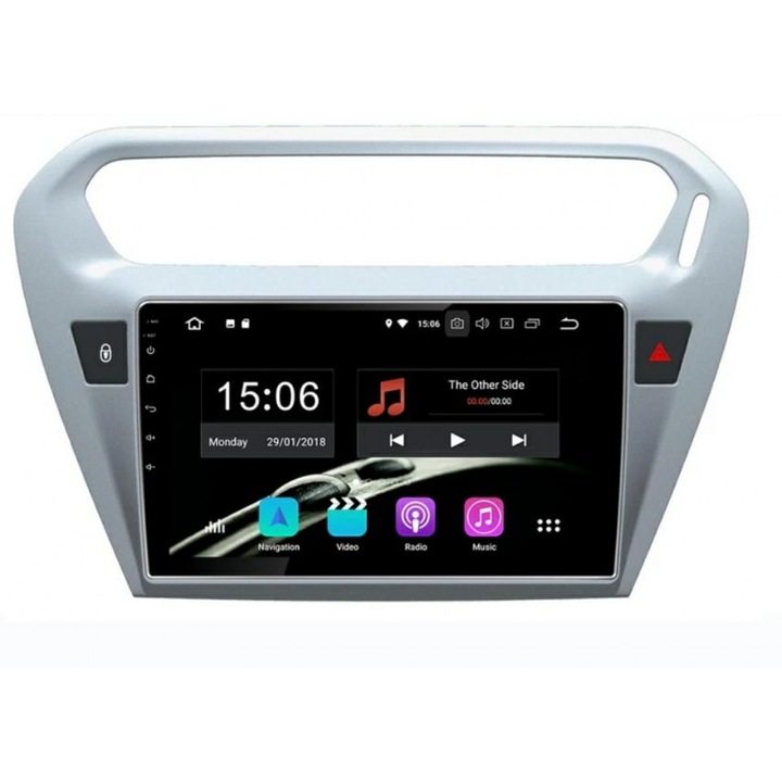 Multimedia cu navigatie, Pentru Peugeot 301, Android, Alb