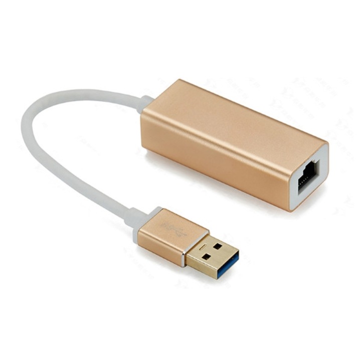 Lan Card Digital One SP00519, USB2.0 a Lanhoz, kábellel, fém ház, 10-100 Mbps