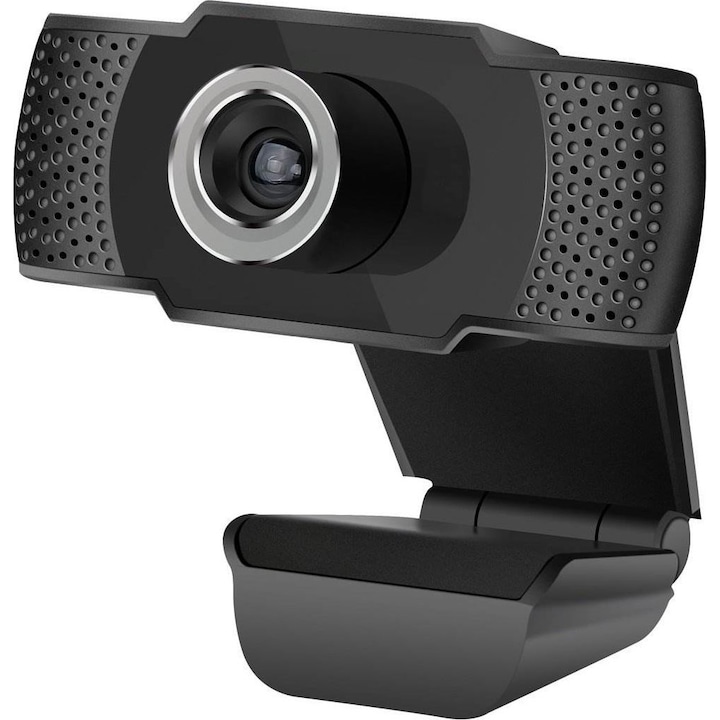 C-Tech CAM-07HD webkamera, 1280 x 720 képpont, USB, fekete