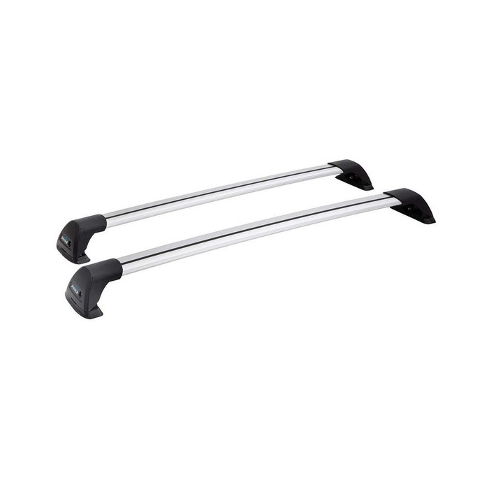 2 db keresztrúd készlet, a Dacia Logan, 2022-hez dedikált, alumíniumból, Wing Bar kialakítás, zaj ellen nagy sebességnél, lopásgátlóval