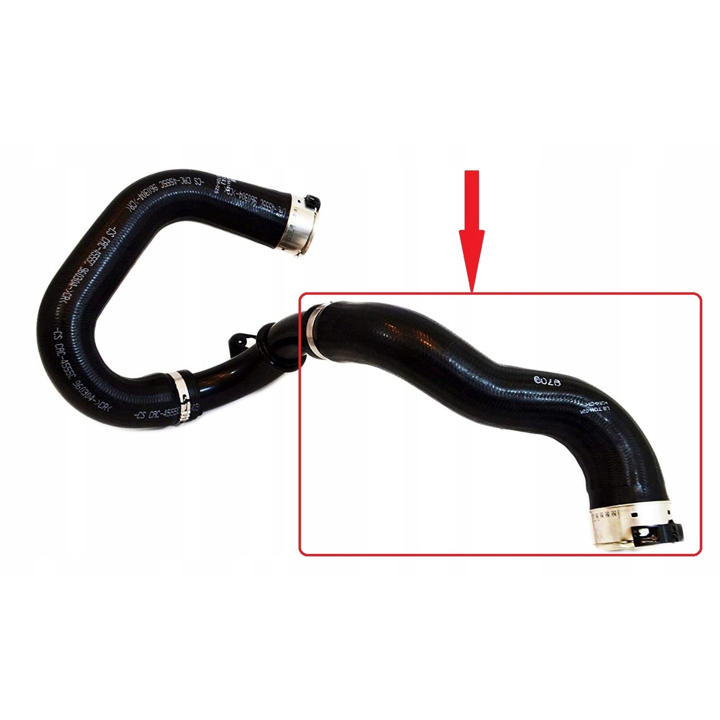 Furtun aer intercooler, Turborury, Chevrolet Trax 1.7 td Opel