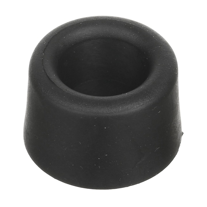 Opritor usa, pentru podea, cu surub, plastic, D 40 x 25 mm, negru
