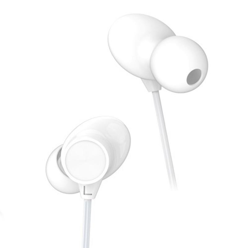 Casti audio cu microfon XO EP42, Control pe fir, USB Type-C, Lungime cablu 1.2m, Alb